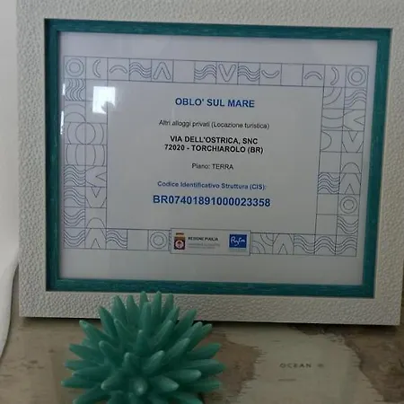 Oblo Sul Mare - Nel Cuore Del Salento Holiday home
